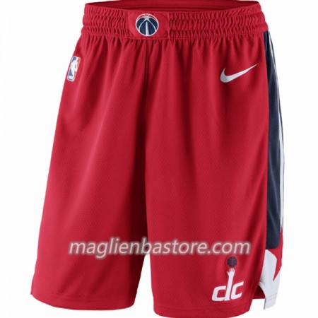 Maglia NBA Washington Wizards Uomo Pantaloncini Rosso Nike Swingman